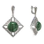 Серьги 1030832-01110-MM (Ag 925)