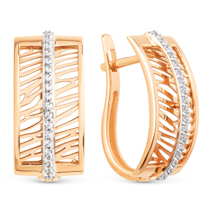 Серьги 502852-1102 (Au 585)