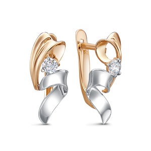 Серьги 1203614 (Au 585)