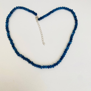 Колье SV-QZ05-Rd-bl (Ag 925)