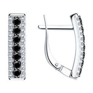 Серьги 94021381 (Ag 925)