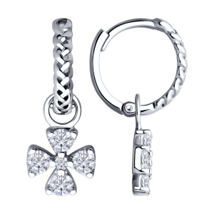 Серьги 94026618 (Ag 925)