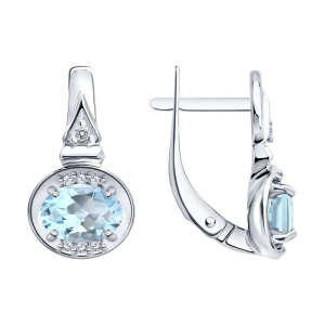 Серьги 92025355 (Ag 925)