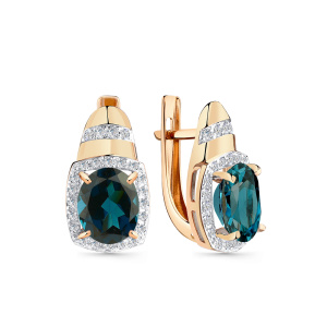 Серьги 02-3-500-1101-011 (Au 585)