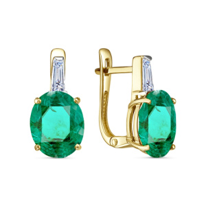 Серьги 21805155 (Au 585)