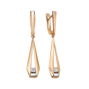 Серьги 1200672 (Au 585)