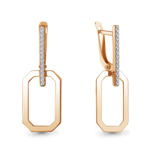 Серьги 49923А (Au 585)