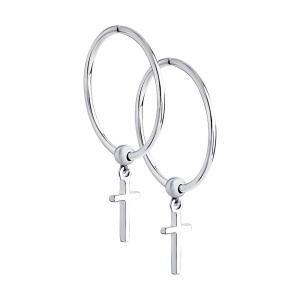 Серьги 94023887 (Ag 925)