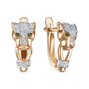 Серьги 1207382 (Au 585)