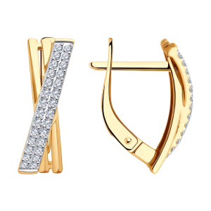 Серьги 51-120-02732-1 (Au 585)