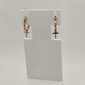 Серьги непарные 21804709 (Au 585)