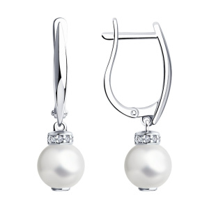 Серьги 94026062 (Ag 925)