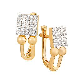 Серьги 23349 (Au 585)