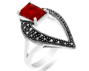 Кольцо SL-AGA1518. (Ag 925)