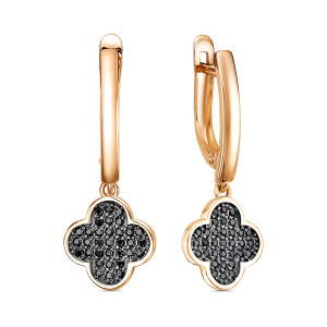 Серьги 122655-5 (Au 585)