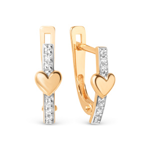 Серьги 022782-1102 (Au 585)