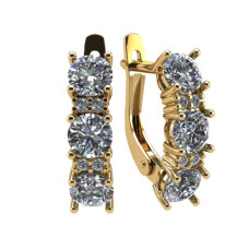 Серьги 2180791010 (Au 585)