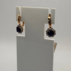 Серьги 6022119№1826 (Au 585)