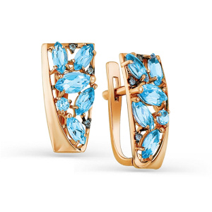 Серьги 02-2-314-1313-010 (Au 585)