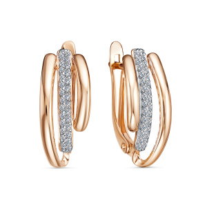 Серьги 2542807 1 1 1 (Au 585)