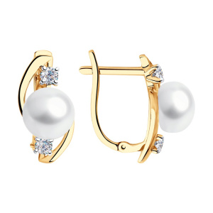 Серьги 792161 (Au 585)