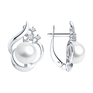 Серьги 92022958 (Ag 925)