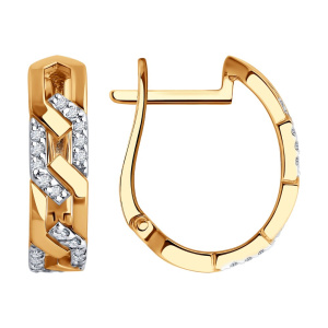 Серьги 0200398 (Au 585)