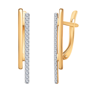 Серьги 22102 (Au 585)