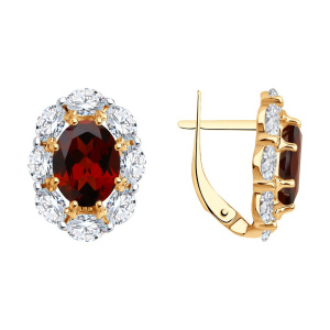 Серьги 728376 (Au 585)