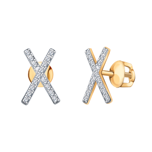 Серьги 22105 (Au 585)