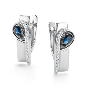 Серьги 26438-202 (Au 585)