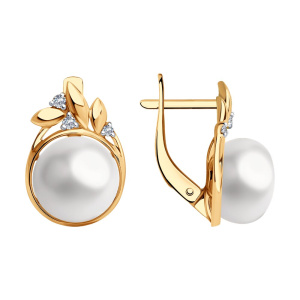 Серьги 792377 (Au 585)