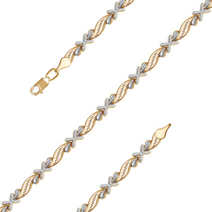 Браслет ТАБ 54 (Au 585)