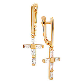 Серьги 23174 (Au 585)