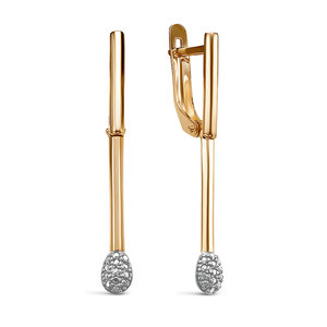 Серьги 1200073 (Au 585)