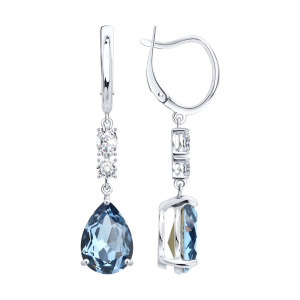 Серьги 94027690 (Ag 925)