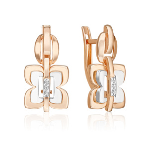 Серьги 02-5009-00-101-1111 №21 1 (Au 585)