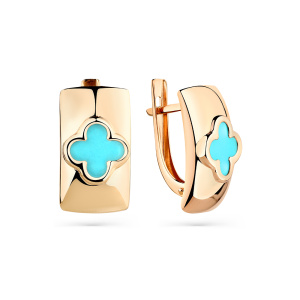 Серьги 02-3-446-5200-010 (Au 585)