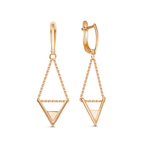 Серьги 224036 (Au 585)