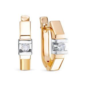 Серьги 3777-210 (Au 585)