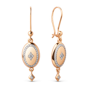 Серьги 029742-1102 (Au 585)