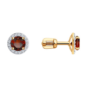 Серьги 727997 (Au 585)