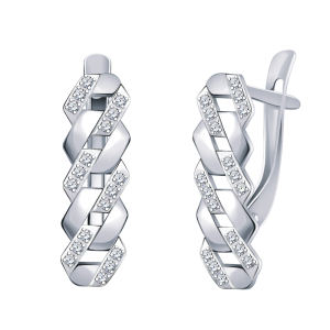 Серьги 21145-925 (Ag 925)