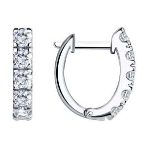 Серьги 94025232 (Ag 925)