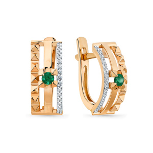 Серьги 2-109224-70-01 (Au 585)