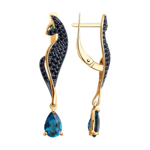 Серьги 728472 (Au 585)