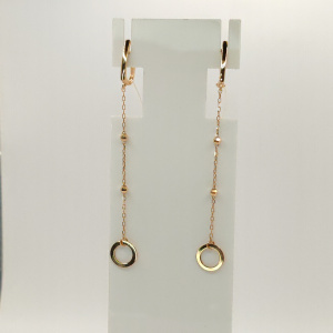 Серьги 028880 (Au 585)