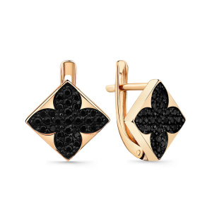 Серьги 002-0784-0005-012 (Au 585)