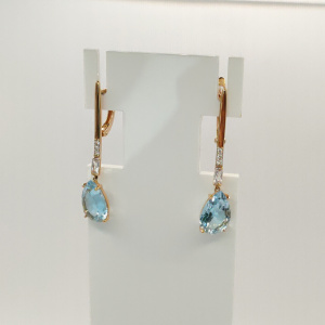 Серьги 21803394 (Au 585)