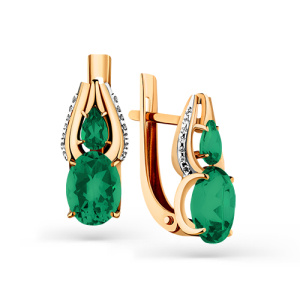 Серьги 02-3-204-0901-011 (Au 585)